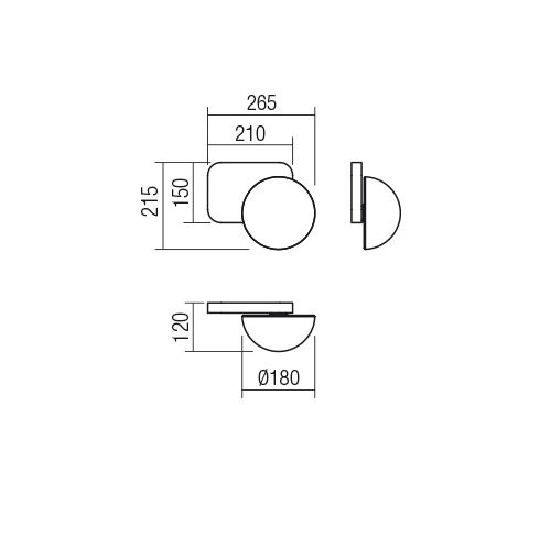 Аплик Lumien 1x - Матово злато, G9, 10W - AVA Lighting