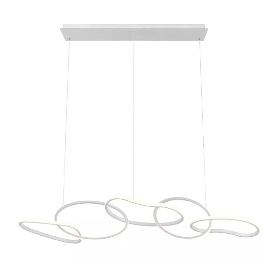 LED пендел Bias 5 дифузера - 1500мм, 120W, 3-степенен димер, 3000K-6500K - AVA Lighting