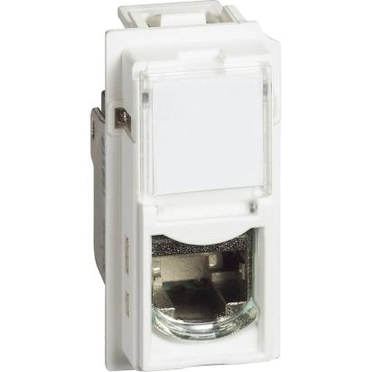 Компютърна розетка 1xRJ45 Cat. 6a STP конектор toolless IDC 1M Бял Living Now - AVA Lighting