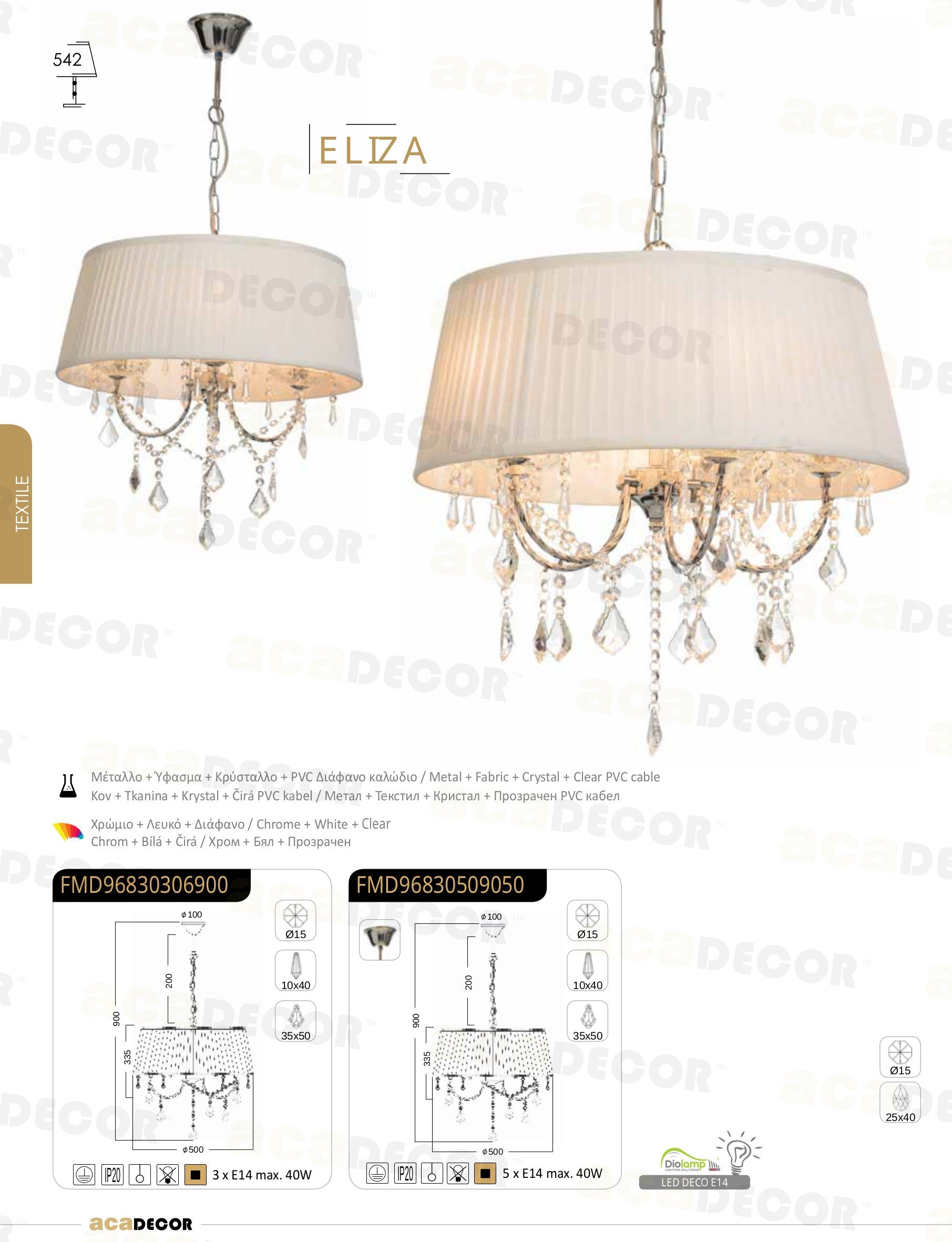 PENELOPE/5 chandelier