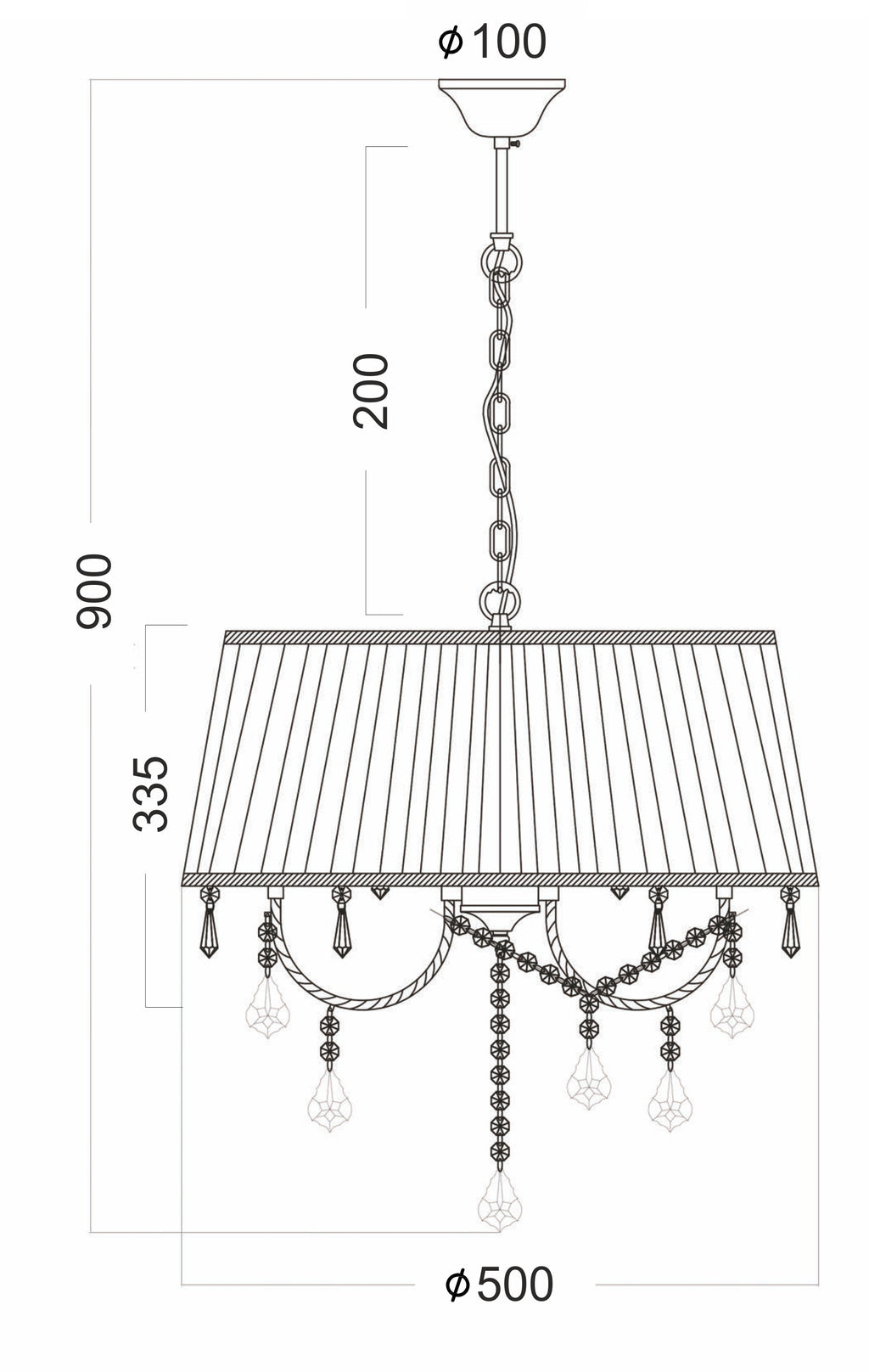 PENELOPE/5 chandelier