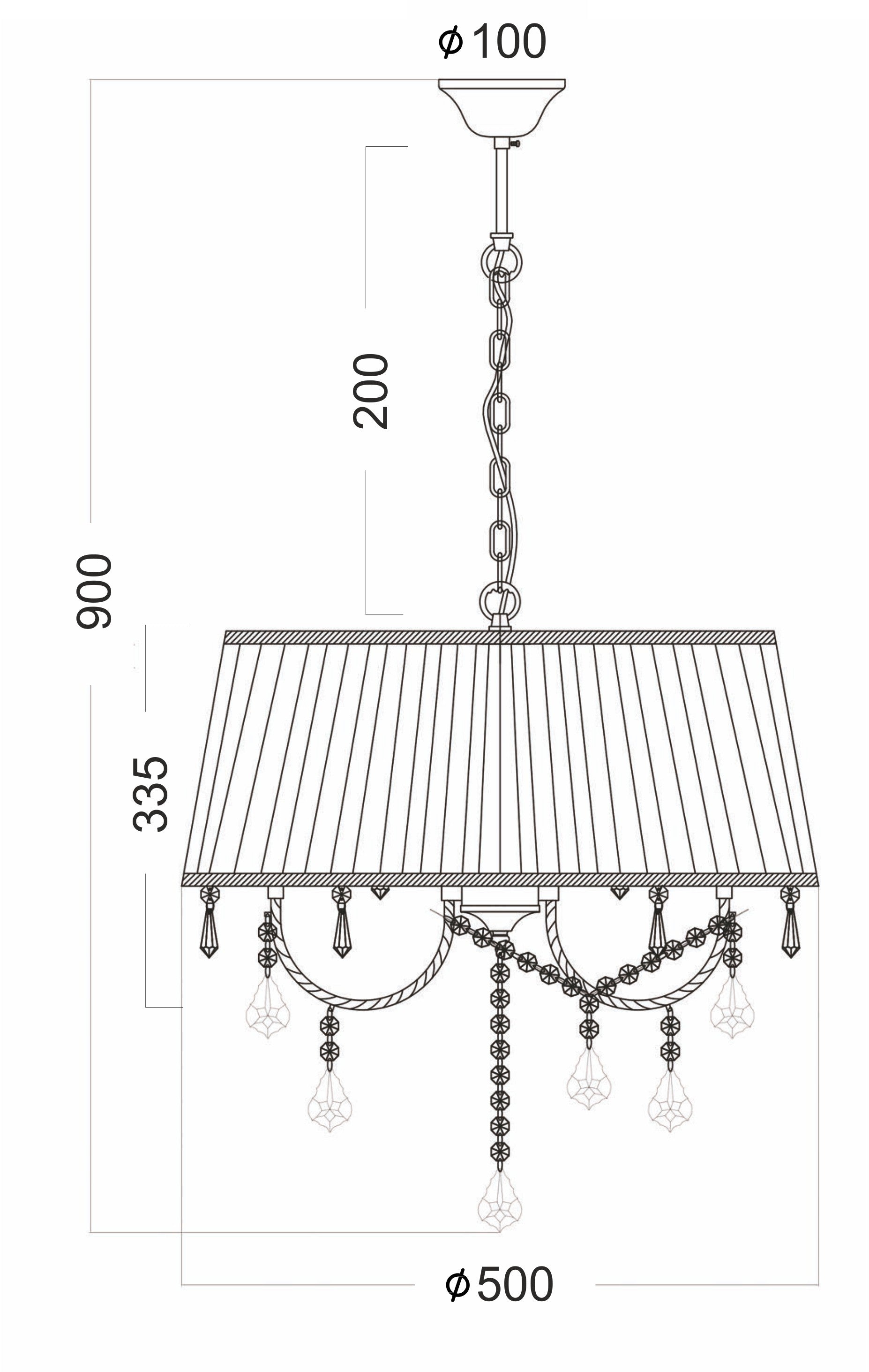 PENELOPE/5 chandelier
