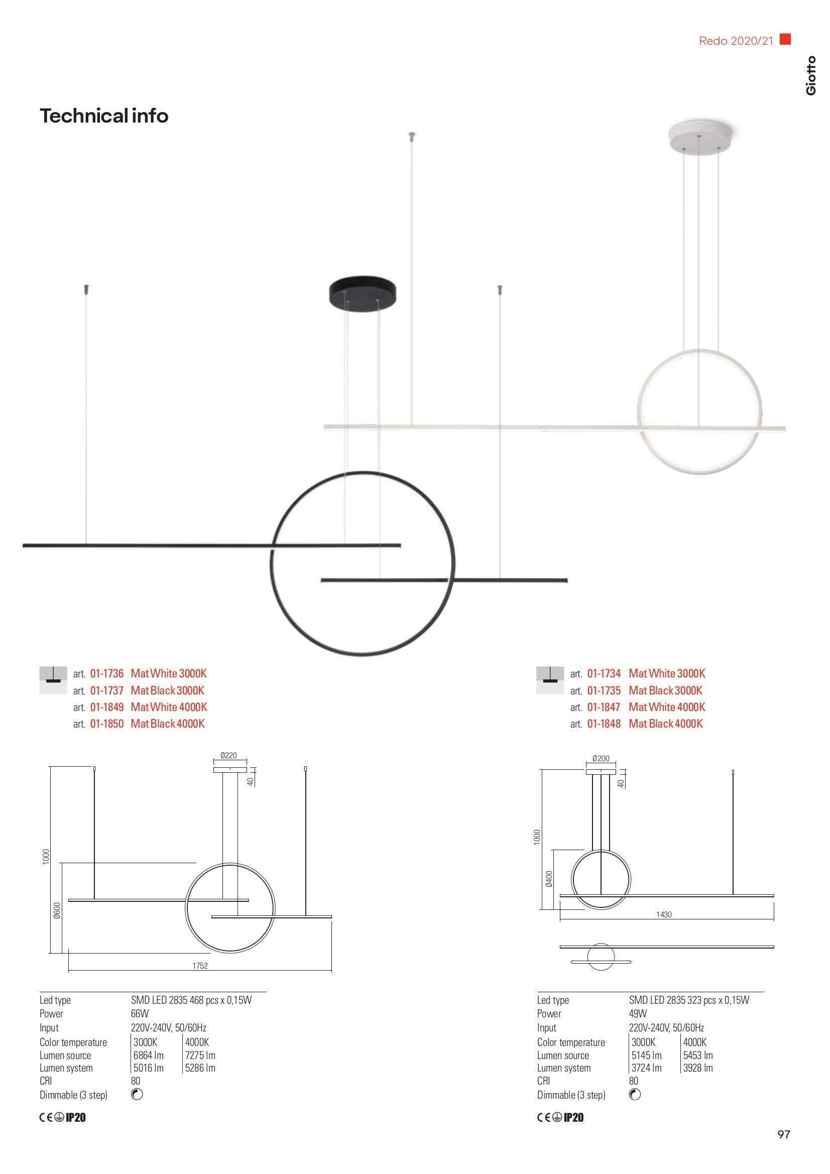 Интериорен осветител GIOTTO - AVA Lighting