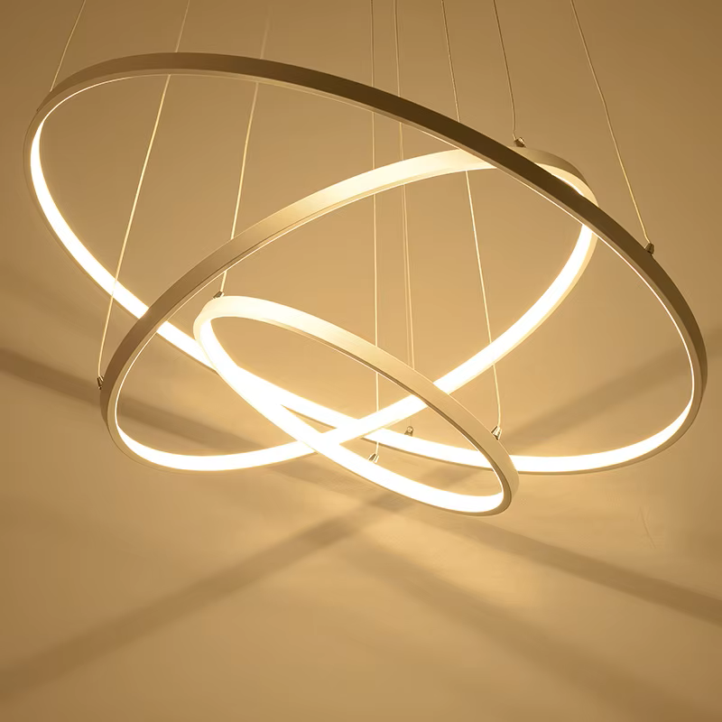 Полилей Maple – златен, LED, регулируем, 600mm / 8000mm, 4000K