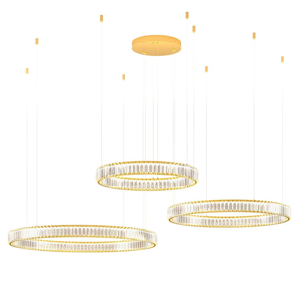 Crystal Led Chandelier AKALA - IAK M+L+XL
