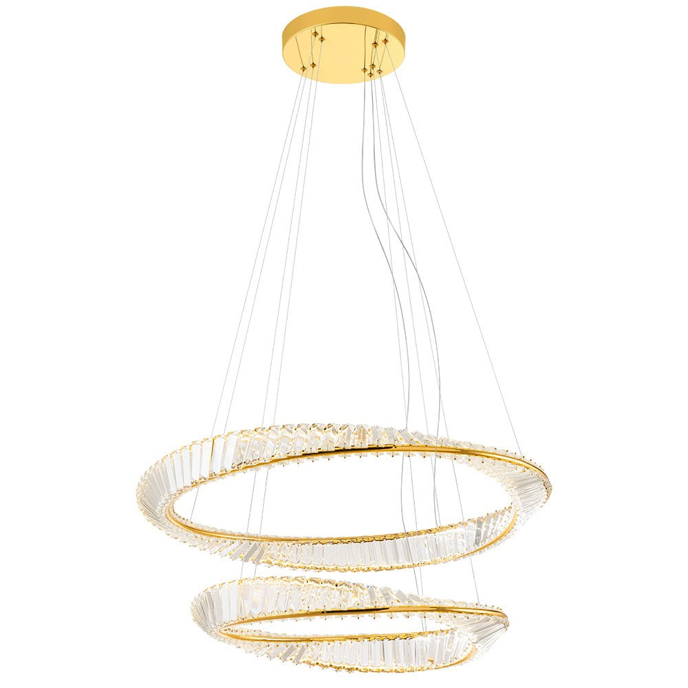 Crystal LED Chandelier OBLIGE - Diameter: 800mm x 600mm IOB PM+L 11