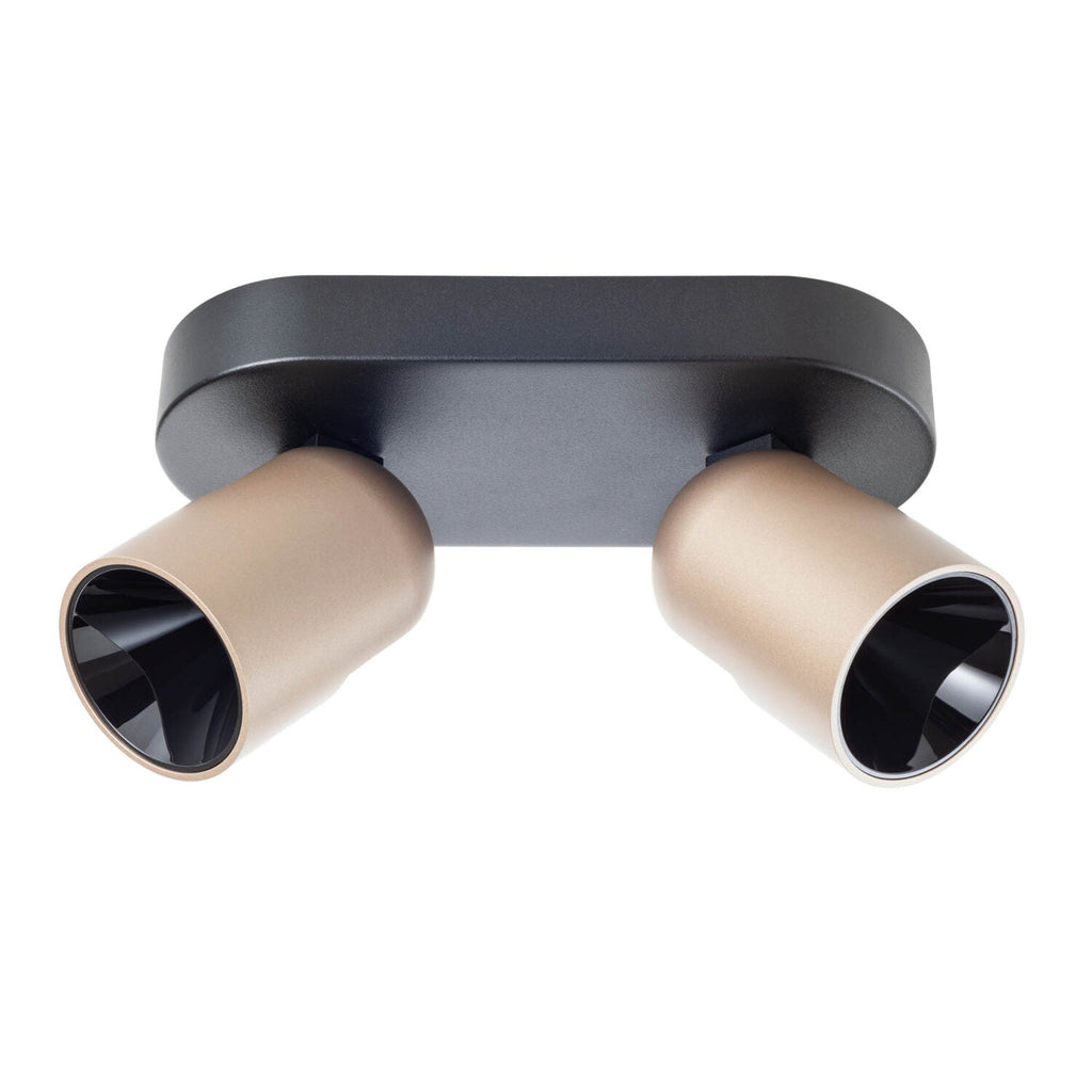 LED spot 2-spot Kobe Matte black/Silver coffee 2700 K - 01-4212