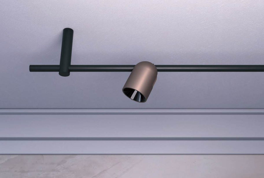LED spot 3-spot Kobe Matte black/Silver coffee 3000 K - 01-3671