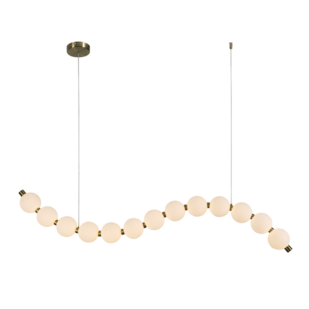 Golden Pearls HM238LEDP13 – висяща LED лампа, 20W, 1500 lm, злато, 3000K, IP20 – висяща LED лампа, 20W, 1500 lm, злато, 3000K, IP20