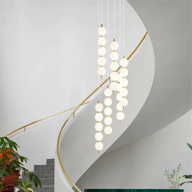 LED висяща лампа LOLLY SLIM – 14W, 3000K, Ø100mm, 1050lm, злато + бяло