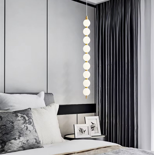 LED висяща лампа LOLLY SLIM – 14W, 3000K, Ø100mm, 1050lm, злато + бяло