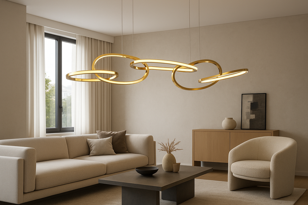 LED пендел в модерен интериор