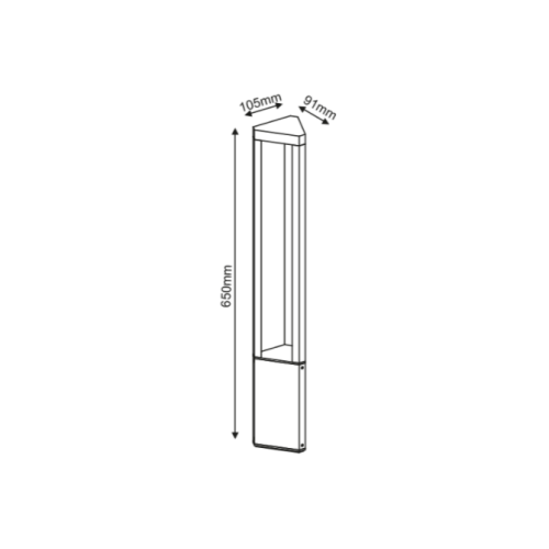 LED градински стълб MEDE - AVA Lighting