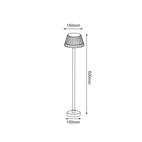 LED градинска настолна лампа VIANA - AVA Lighting