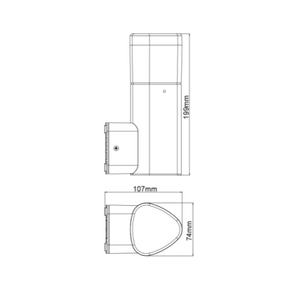 LED фасаден аплик EDEN - AVA Lighting