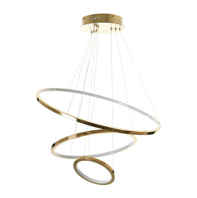Полилей Maple – златен, LED, регулируем, 600mm / 8000mm, 4000K