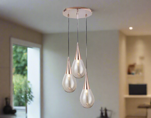 Пендел ATENA 3 Кръгла основа - AVA Lighting