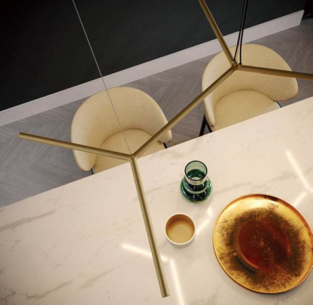 REDO 01-2796 Stick Pendant - Matt Brass