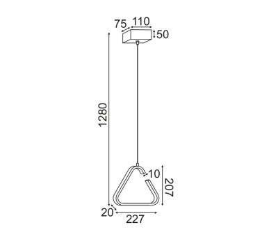 LED пендел EUCLID2 - AVA Lighting